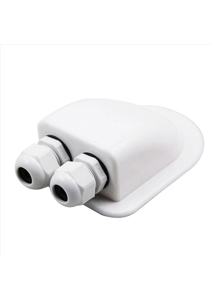 2x Çift Teli Giriş Kutusu Güneş Paneli Çatı Kablo Giriş Kutusu Kablo Kablosu Motorum Çift Delik Rv Yat (Yurt Dışından) fiyatları