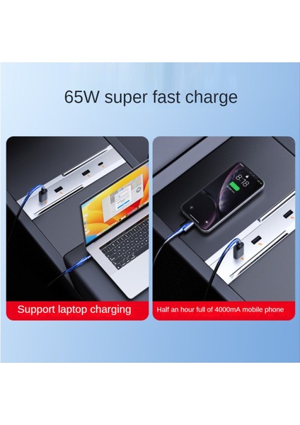 Tesla Model 3 2024 Highland Docking Station 80W Pd Typec Fast Charger USB Hub Uzantısı Geri Çekilebilir Kablo (Yurt Dışından) modelleri