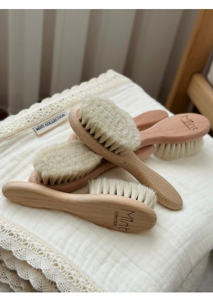 Keçi Kılı Bebek Saç Fırçası Mintcollection fiyatları