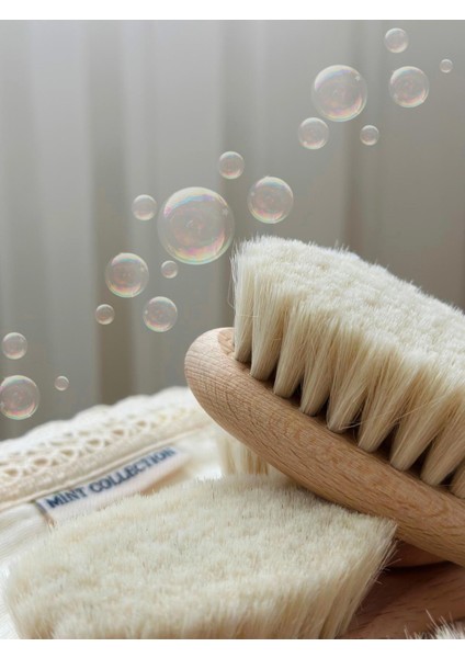 Keçi Kılı Bebek Saç Fırçası Mintcollection modelleri