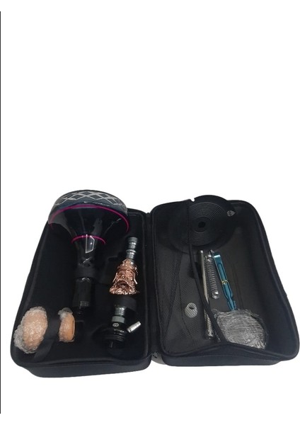 Bavul Çantalı Fügüranlı Nargile Takımı + Kilitli Sistem + Bavul Çantalı + Gizli Tahliye+Üstün Performans+Bol.duman+Ful.set.tam Takım.