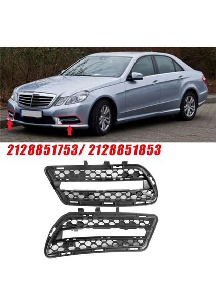 1paır Ön Tampon Sis Lambası Kapağı Izgara Trim 2128851753 2128851853 Mercedes-Benz W212 Amg E350 E400 E550 2010-2013 (Yurt Dışından) indirimleri