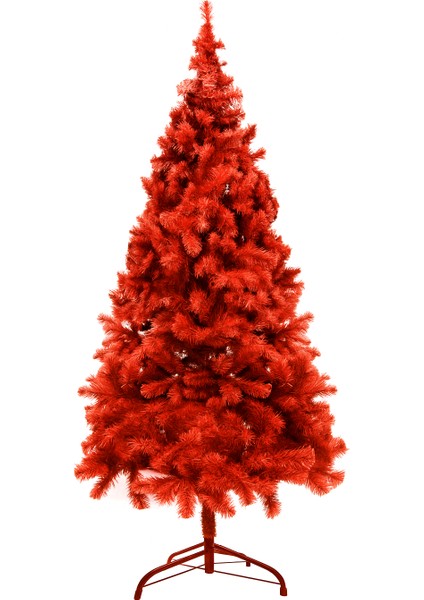 Premium Luxury Kırmızı Yılbaşı Çam Ağacı 180 cm 620 Dal modelleri