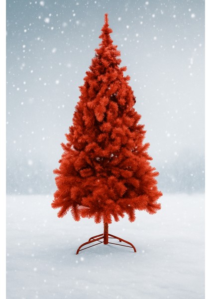 Premium Luxury Kırmızı Yılbaşı Çam Ağacı 180 cm 620 Dal fırsatları