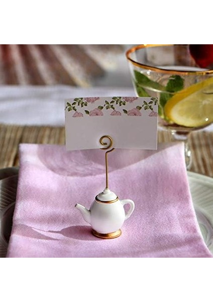 Aspen, Yer Kartı Tutucuları, Çay Vakti Tuhaflığı, Çaydanlık ve Çay Fincanı, Servis Kartları Dahil, 6&apos;lı Set fiyatları