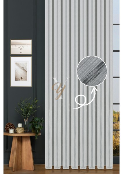 Elif 1226 Tül Perde V-Ekru