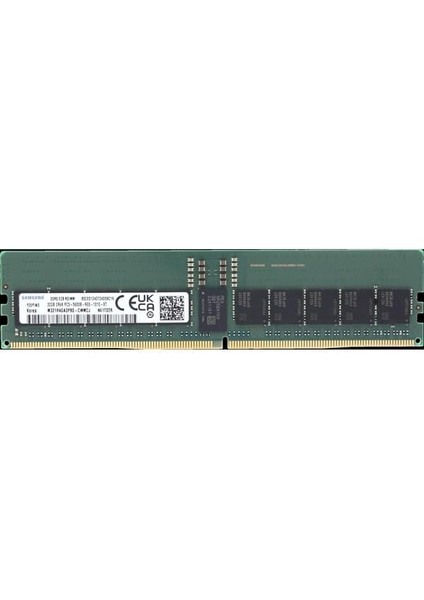 Ddr5 Ecc Rdımm 32GB 5600MHZ M321R4GA3PB0-CWMXJ 2rx8 Sunucu Ram