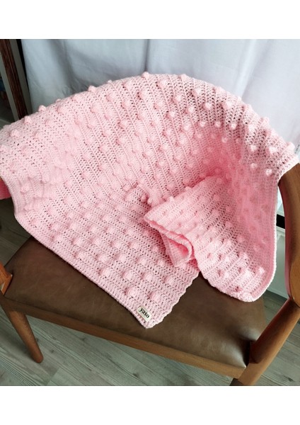 Tığ Işi Bubble Bebek Battaniyesi – Yumuşak