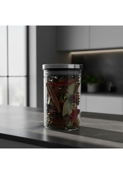 450ML Vakumlu Metal Kapaklı Borosilikat Cam Kavanoz (8.5CM*12CM) 1 Adet fiyatları