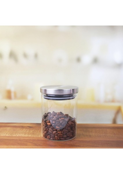 300 ml Vakumlu Metal Kapaklı Borosilikat Cam Kavanoz (8.5CM*10CM) 1 Adet fiyatları