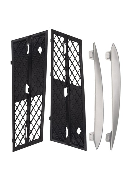 2pcs Araba Önü Alt Tampon Izgara Izgara Sisli Izgara Kapağı Bmw 5 Serisi F10 / F11 Sedan / Vagon 2010-2013 (Yurt Dışından) modelleri
