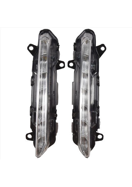 1 Çift L+R LED Drl Mercedes S-Serisi Için Gündüz Çalışan Işık 09-13 W221 S350 S500 2218201856 2218201756 (Yurt Dışından)