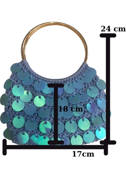 Pullu, Payetli Çanta. Düğün, Nişan, Şık Geceler Için Ideal
