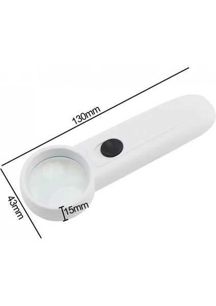 15X Çok Fonksiyonlu 2 LED Işıklı Taşınabilir El Büyüteç fiyatları