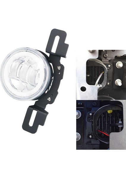 Jeep 13-18 Wrangler Jk 10TH Anniversary Edition Için Aydınlatma LED Sis Farı Adaptör Braketleri (Yurt Dışından) fırsatları