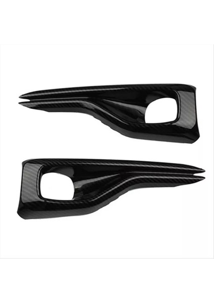 Araba Stil Sisi Fog Found Kapağı Sis Lambası Kaş Trim Şeritler Ford Focus Mk4 2019+, Karbon Fiber Desen (Yurt Dışından)