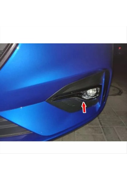 Araba Stil Sisi Fog Found Kapağı Sis Lambası Kaş Trim Şeritler Ford Focus Mk4 2019+, Karbon Fiber Desen (Yurt Dışından) indirimleri