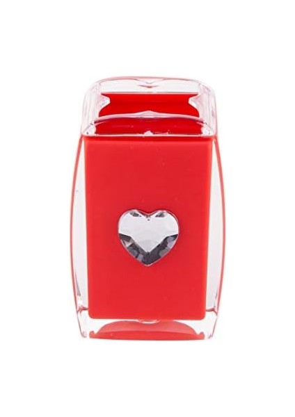 Diş Fırçalık Kırmızı Kalpli Akrilik Model