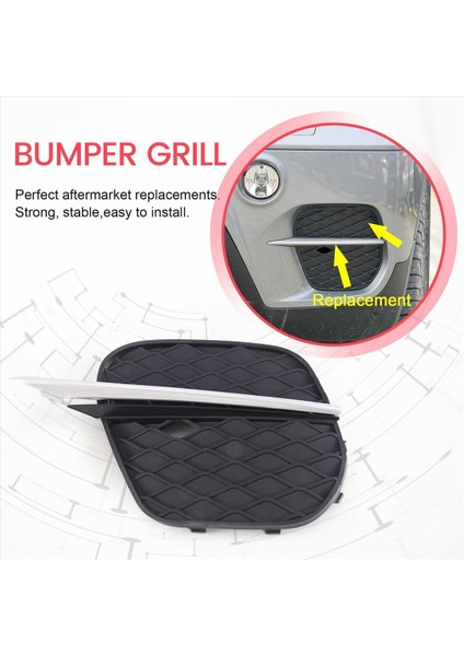 1 Çift Ön Tampon Izgara Kapağı Izgara Kaplama -Bmw X5 E70 2011-2013 51117222859 51117222860 (Yurt Dışından) fırsatları