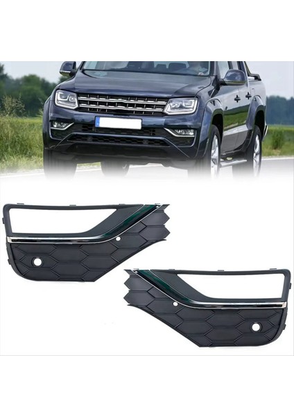 Vw Amarok Için 2016-2022 Ön Tampon Sis Farları Kapak Izgara Sürüş Lambası Sisli Izgara Arabası Assesorios (Yurt Dışından) fiyatları
