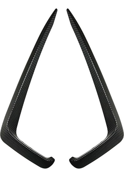 2pcs Araba Ön Tampon Ayırıcı Spoiler Dekoratif Kaplamalar Vw Jetta Için Sis Lambası Kanard Mk7 2019-2021 Karbon Fiber (Yurt Dışından)