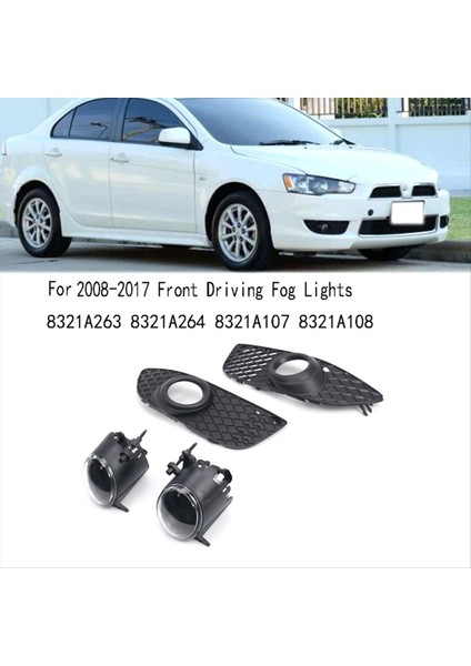 Mitsubishi Lancer Için 2008-2017 Sol ve Sağ Taraf Ön Sürüş Sis Farları 8321A263 8321A264 8321A107 8321A108 (Yurt Dışından) fırsatları
