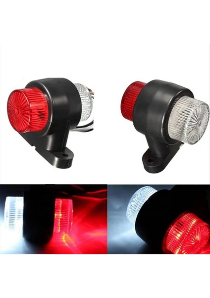 Kamyon 24V Yan Işaretçi Işıkları 12V Römork Anahat Lamba Açıklıkları Işıklar Tail Işık Montajı Volvo Scania, 2 Adet (Yurt Dışından) fiyatları