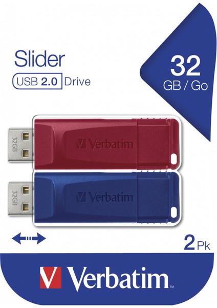 Slider 2 li USB Paketi (32GBX2) Flash Bellek - 49327 modelleri