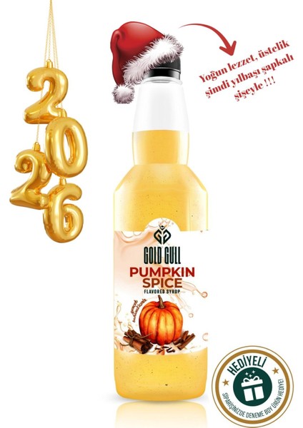 Pumpkin Spices (Baharatlı Bal Kabağı) Aromalı Şurup 700 ml