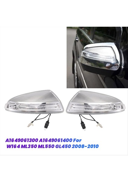 1paır Kapı Yan Ayna Turn Sinyal Işık Gösterge Lambası Mercedes Benz W164 ML350 ML550 GL450 A1649061300 A1649061400 (Yurt Dışından) fırsatları