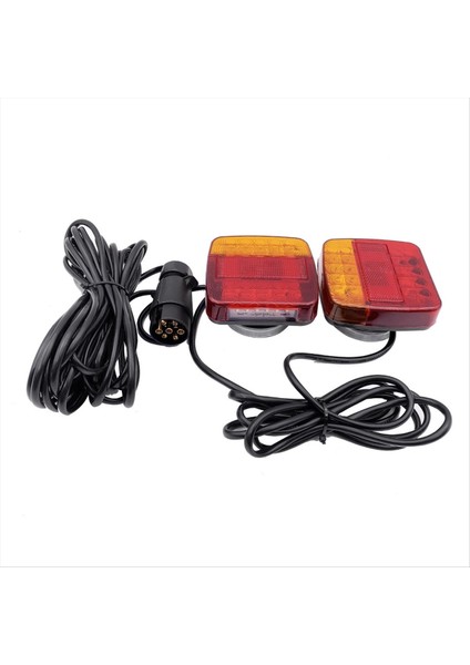Treyler Kamyonu Için 7 Pinli Fişli Evrensel 20 LED 12V Arka Lambası (Yurt Dışından) fiyatları