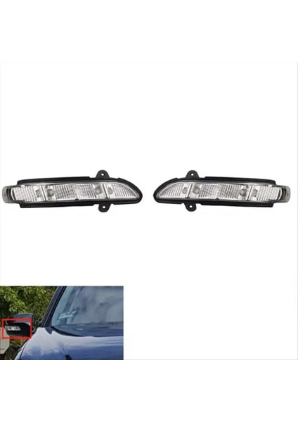 1 Çift Dikiz Aynası Dönüşü Yan Işıklar Ayna Dönme Sinyali Lambası Mercedes Benz W211 W221 A2198200521 A2198200621 (Yurt Dışından) modelleri