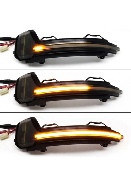 2 Adet LED Yan Ayna Lambası Yan Dikiz Dinamik Dönüş Sinyal Işıkları Vw Tiguan Mk2 2017-2019 Için (Yurt Dışından) indirimleri