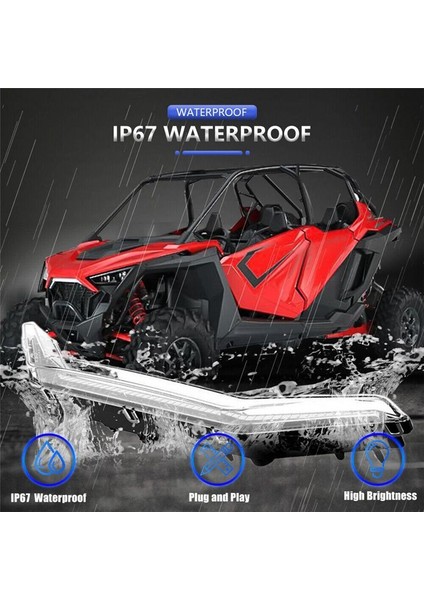 Polaris Rzr Pro Xp / 4 2020-2023 Için Utv LED Ön Vurgu Işığı (Yurt Dışından) modelleri