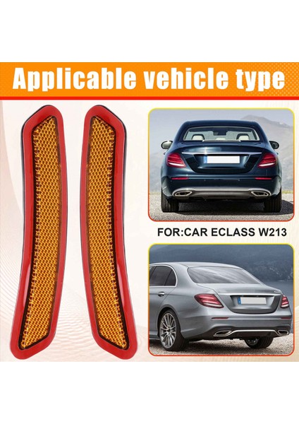 Benz E-Serisi W213 Sol ve Sağ Sinyal Işık Yan Işaretçi Göstergesi Işık A2138206703, A2138206803 (Yurt Dışından) fırsatları