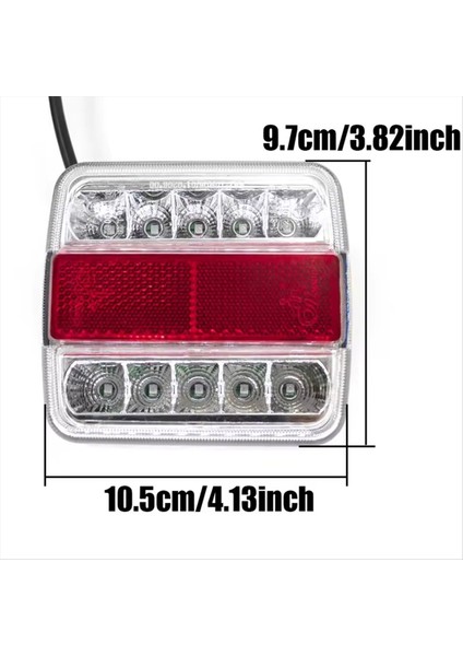 12V 10M Evrensel Arka Çekme Lambası 7 Pinli Fren Lambası Sinyal Lambası (Yurt Dışından) fırsatları