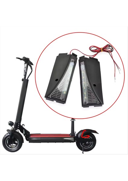 Sol Sağ Dönüş Sinyalleri Kugoo M4 Için Işık Elektrikli Scooter Gecesi Açık LED LED Lamp Güvenlik Uyarı Yedek Parçaları (Yurt Dışından) indirimleri