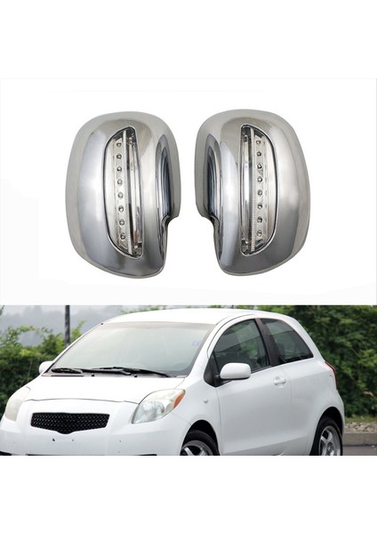 Toyota Corolla Yaris 2008-2011 Için LED Turn Sinyal Işıkları ile Araba Ters Ayna Kabuğu (Yurt Dışından) fiyatları