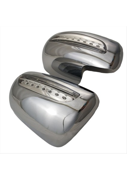 Toyota Corolla Yaris 2008-2011 Için LED Turn Sinyal Işıkları ile Araba Ters Ayna Kabuğu (Yurt Dışından) indirimleri