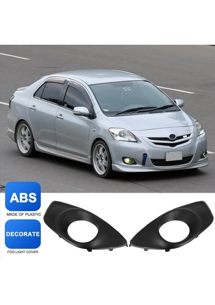 Toyota Vios/limo (XP90) 2007-2013 Otomatik Sis Lambası Kapakları (Yurt Dışından) indirimleri