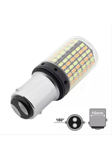 Evrensel Araba Gündüz Koşu Işığı Dönüş Sinyali Işık Tersine Dönen Ampul 1157 (Yurt Dışından) fiyatları