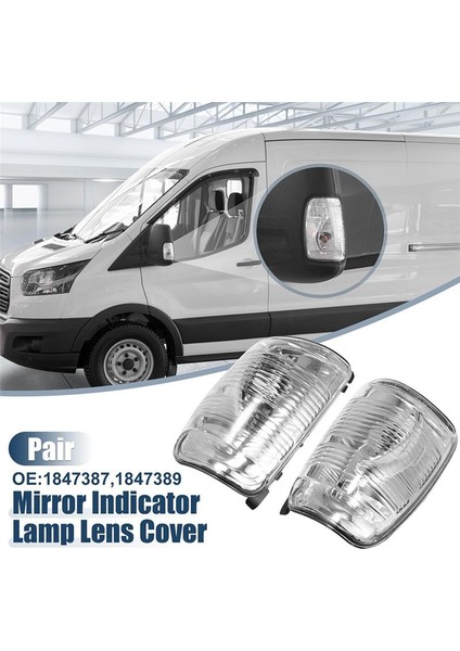 2015-2021 Ford Transit 150 250 350 Kargo Minibüsü Için Sol Yan Ayna Dönüş Sinyali Işık Lens Gövdesi Kapağı (Yurt Dışından) modelleri