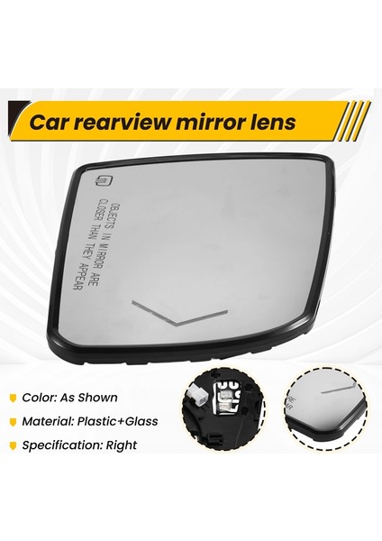 Araba Dikiz Aynası Lens W Isıtıcı Lens Dönüş Sinyal Işığı Toyota Sequoia Tundra 2007-2020 87906-0C020 MGA08561 Sağ (Yurt Dışından) fırsatları