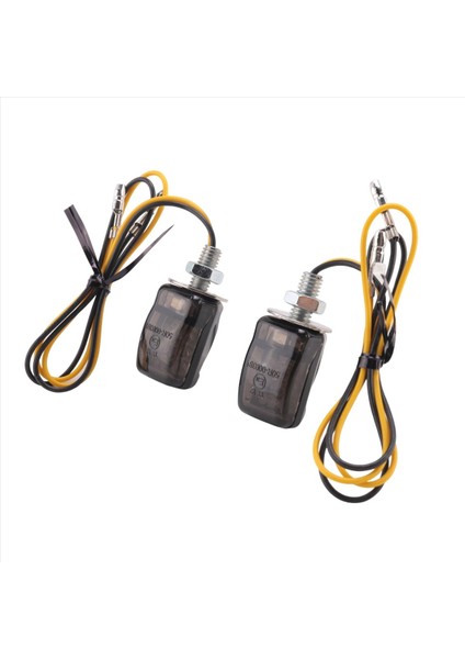 2pcs Universal LED Black Mini Küçük Göstergeler Sinyalleri Yamaha Için Motosiklet Motor Bisikleti (Yurt Dışından)