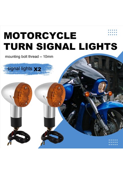 Motosiklet Turn Sinyalleri Honda Harley Kawasaki Için Ön Arka Işıklar Suzuki Yamaha Motosiklet Sokağı Standart Özel Bisiklet (Yurt Dışından) fırsatları