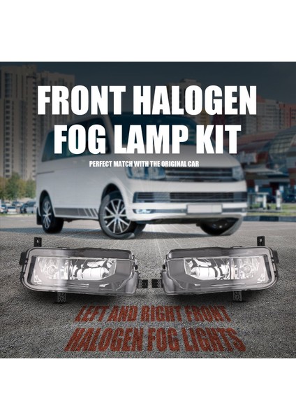 Araba Sol ve Sağ Ön Sis Halojen Kiti Vw Transporter Için Uygun 2016-2019 7E0941661A / 7E0941662A (Yurt Dışından) fırsatları