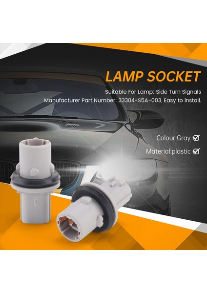 2 Adet Sinyal Lambası Çamurluk Lambası Soketi Comp. (T10) Vezel Rl Rlx 33304-S5A-003 Için Honda City Accord Civic Crv Için (Yurt Dışından) fırsatları