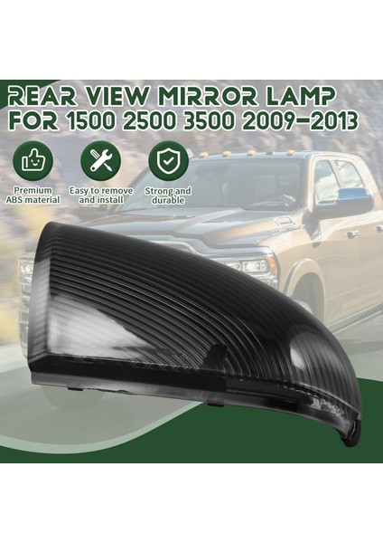 Araba Sol Kanat Yan Dik Görünüm Ayna Lambası Dönüş Sinyal Işık Göstergesi 68064949AA Dodge Ram 1500 2500 2009-2013 (Yurt Dışından) indirimleri