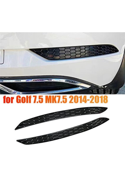2pcs Araba Stili Petek Kuyruğu Arka Sis Kapağı Kaplama Golf 7.5 Mk7.5 Arka Çubuk Tampon Reflektör Şeritleri Için (Yurt Dışından) fiyatları