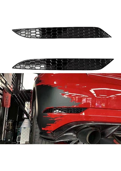 2pcs Araba Stili Petek Kuyruğu Arka Sis Kapağı Kaplama Golf 7.5 Mk7.5 Arka Çubuk Tampon Reflektör Şeritleri Için (Yurt Dışından) fırsatları